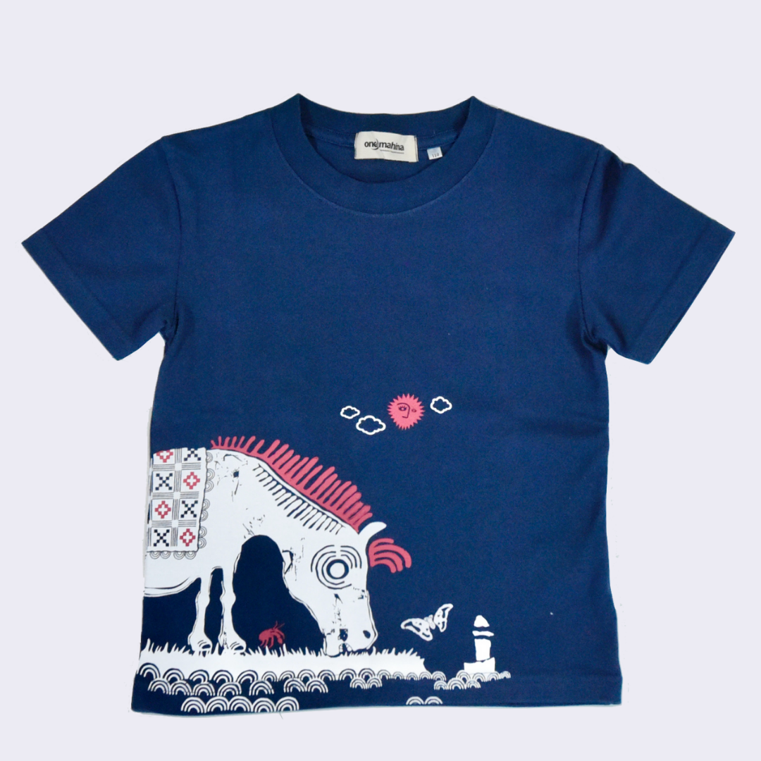 つながるTシャツ〜よなぐにうま(KIDSサイズ)〜 – 島土産オンライン つながるTシャツ〜よなぐにうま(KIDSサイズ)〜 – 島土産オンライン